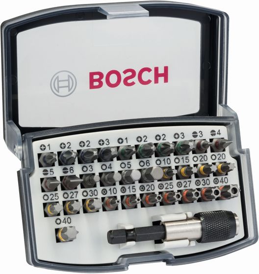 Набор бит Bosch Extra Hard (2607017319) универсал. (32пред.) для шуруповертов