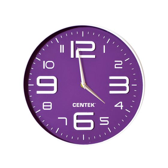 Часы настенные Centek СТ-7101 фиолетовый