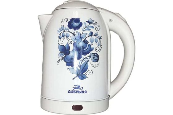 Чайник электрический Добрыня DO-1214 2,0л 2200Вт белый
