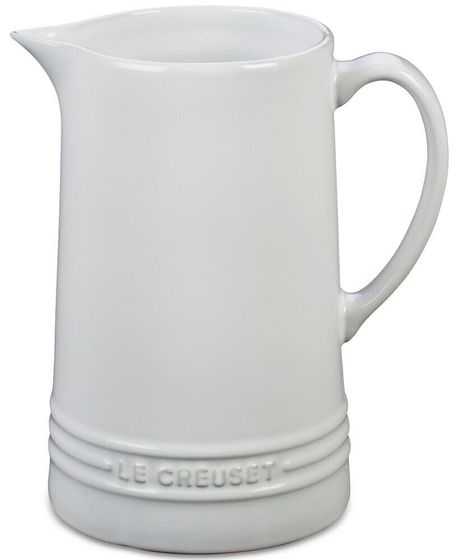 1.6 Quart - 7.75&quot; Enameled Stoneware Pitcher