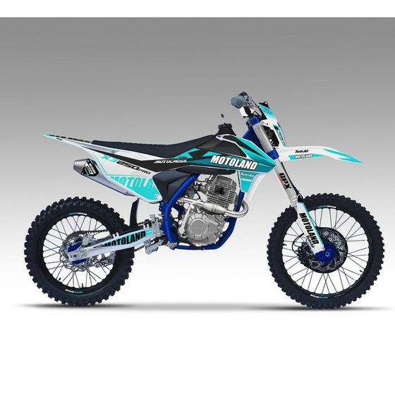 Кроссовый мотоцикл Motoland X3 250 PRO (172FMM), 250 см3, синий