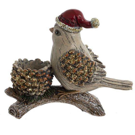 Фигурка декоративная &quot;Птичка&quot;, L16 W6,5 H15 см, 2в.