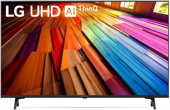 Телевизор LED 43&quot; LG 43UT80006LA.ARUB черный 4K Ultra HD 60Hz DVB-T DVB-T2 DVB-C DVB-S DVB-S2 USB WiFi SmartTV