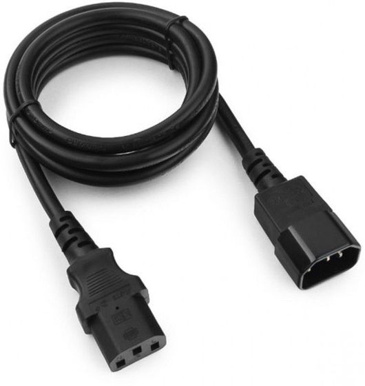 Кабель питания Cablexpert 1.8м IEC 60320 C13-IEC 60320 C14 черный (PC-189-1-1.8M)