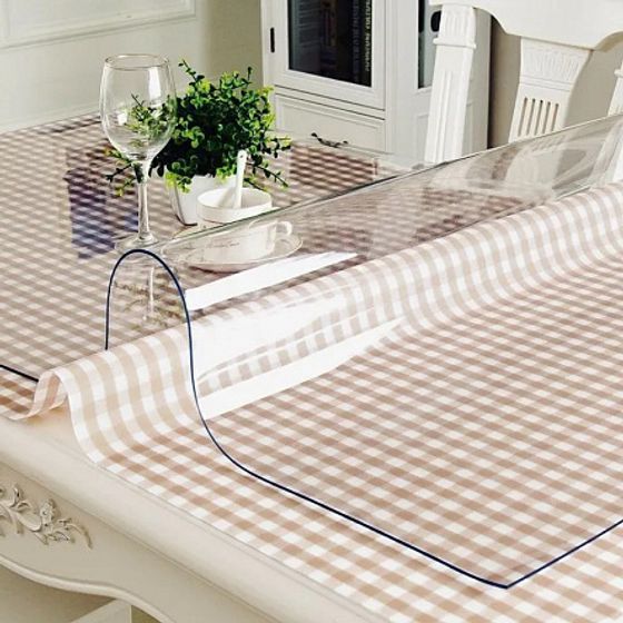 Скатерть ЖИДКОЕ СТЕКЛО 120x80см 1.2мм