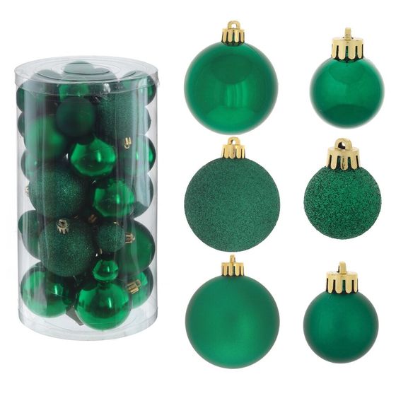 Набор из 40шт Украшение новогоднее "Шар", D6 см, L14 W14 H26 см