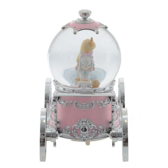 Фигурка декор &quot;Девочка на лошадке&quot; в стекл шаре (муз, подсвет, вьюга, 3xAAA н/п), D10, Д22 Ш11 В19 с