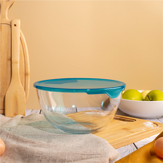 Миска с крышкой 2л