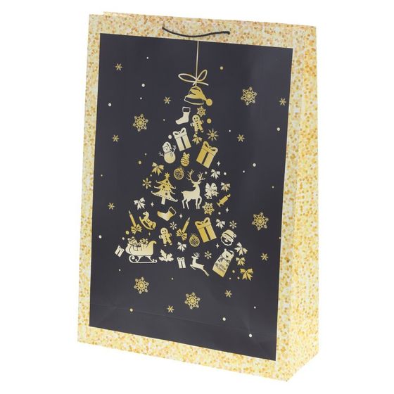 Пакет подарочный (бумага 210г/м2, блок 12шт), L50 W0,8 H72 см, 2в.