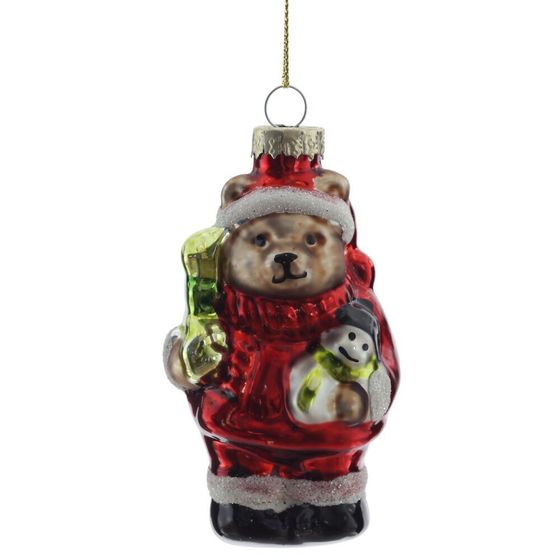 Украшение новогоднее "Медвежонок", L6 W4 H10,5 см