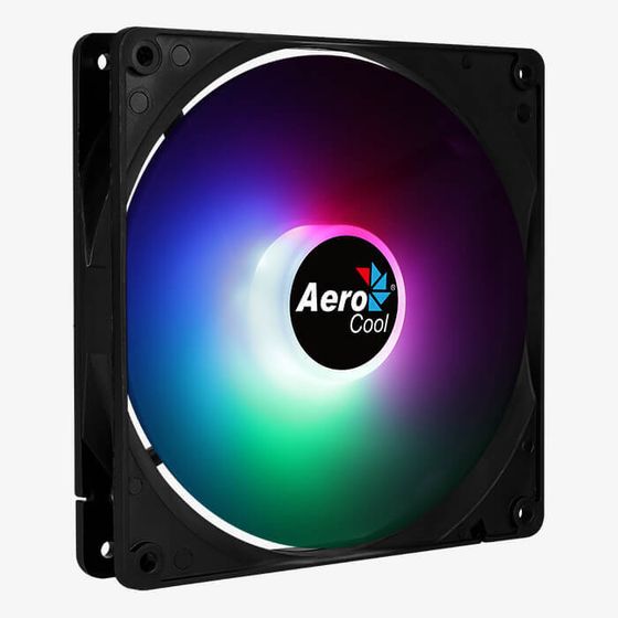 Вентилятор AeroCool Frost 14 черный 140x25мм FRGB 800rpm 3pin+4pin Molex