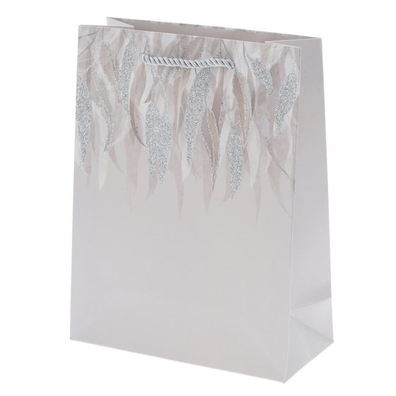 Пакет подарочный (бумага 210г/м2, (блок микс 12шт), L18 W8 H23,5 см, 4в.