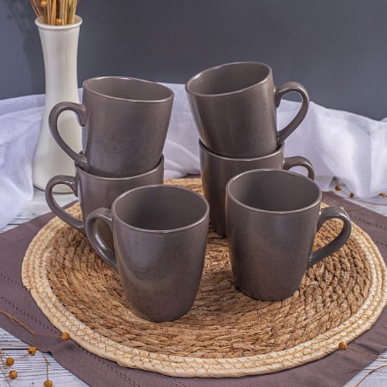 Кружка DROPS серо-коричневый 360мл