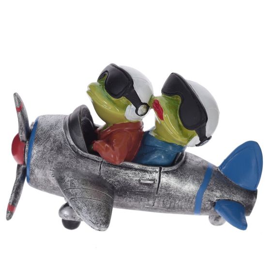 Фигурка декоративная &quot;Лягушки&quot;, Д14,5 Ш14 В9,5 см