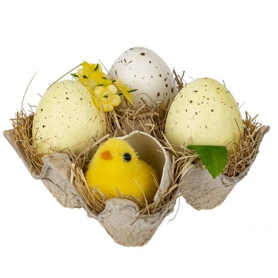 Изделие декоративное &quot;Пасхальная композиция&quot;, L10 W10 H7,5 см