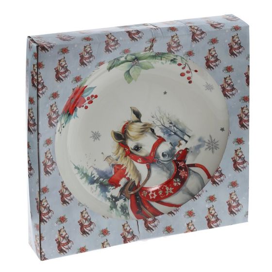 Блюдо &quot;Лошадь&quot;, L32,5 W32,5 H5,5 см