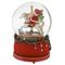 Фигурка декор в стекл шаре &quot;Дед Мороз на лошадке&quot; (муз с ключ, движ), D 10 см, L10 W10 H15 см
