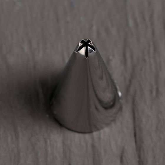 !09 Набор 2 предмета - Насадка кондитерская, d=2,5 см, вых.0,6 см. нержавеющая сталь