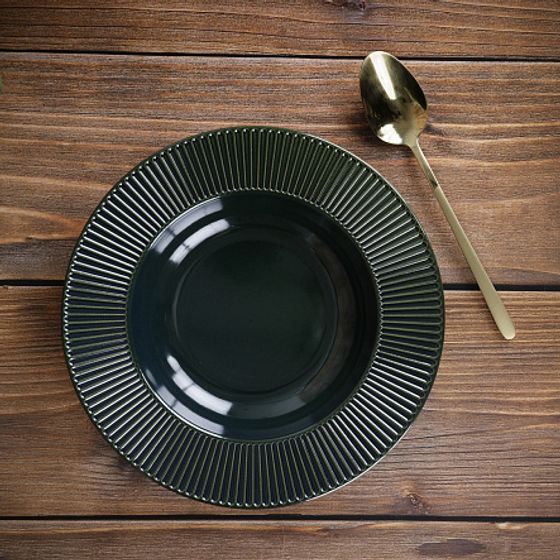 Тарелка суповая EMERALD GREEN 24см