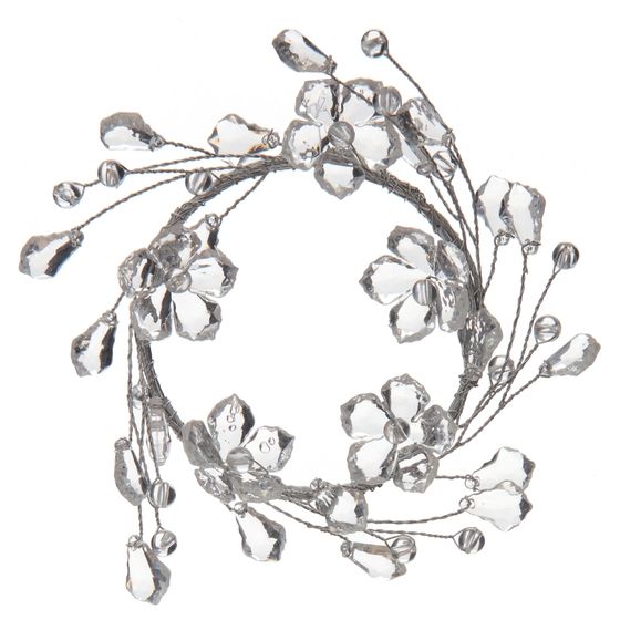 Декор для свечи &quot;Венок&quot;, D кольца = 7см, L11 W3 H11,5 см