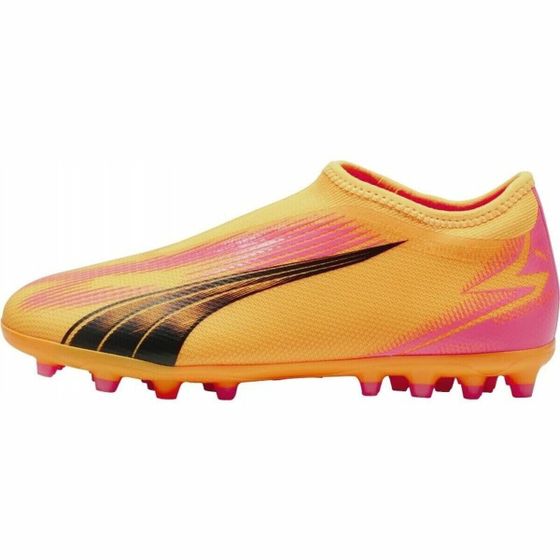 Футбольные бутсы Puma ULTRA MATCH L MG оранжевые детские