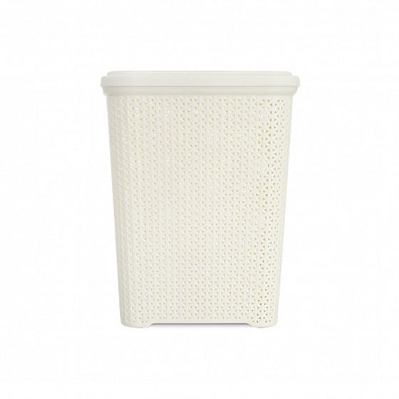 Корзина для белья RATTAN слоновая кость 55л