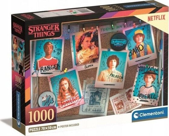 Clementoni Puzzle 1000 elementów Compact Netflix Stranger Things