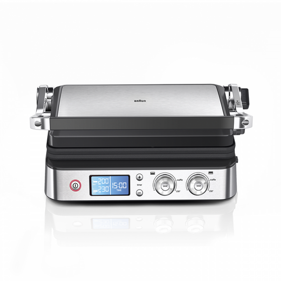 Электрогриль Braun MultiGrill 9 CG9040 2000Вт  серебристый