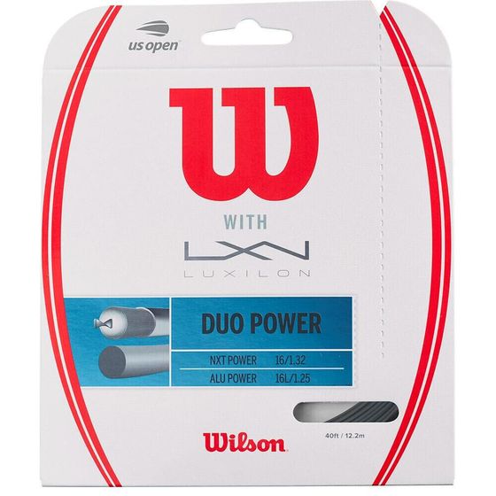 WILSON Duo Power NXT+Alu 12.2 m Tennis Single String