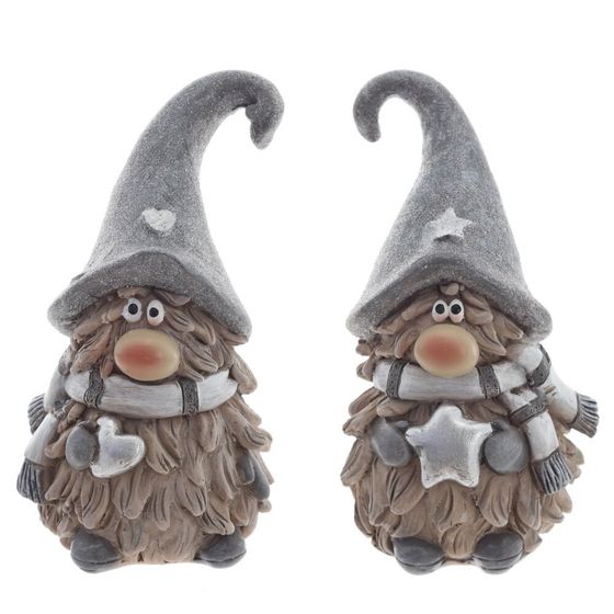 Фигурка декоративная &quot;Гном&quot;,  L5,5 W6 H10 см, 2в.