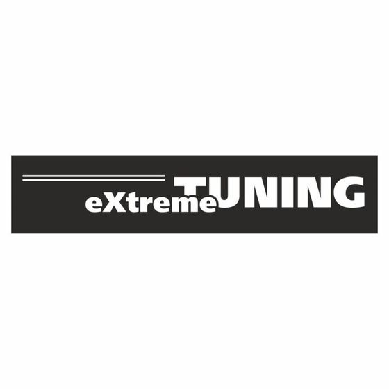 Полоса на лобовое стекло &quot;Extreme TUNING&quot;, черная, 1220 х 270 мм