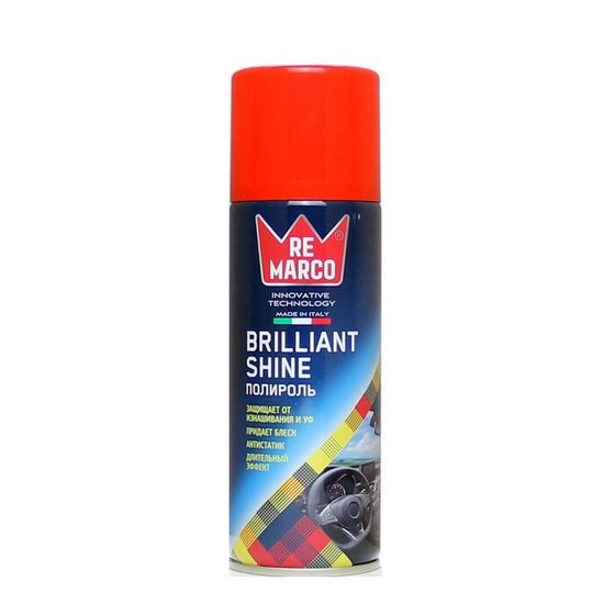 Полироль салона RE MARCO Brilliant Shine, 200 мл, аэрозоль , perfume 212