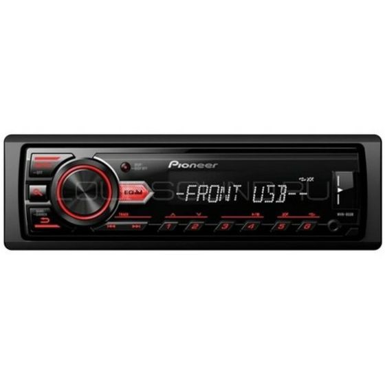 Автомагнитола Pioneer  MP3/WMA MVH-85UB, USB, поддержка Android, красная подсветка