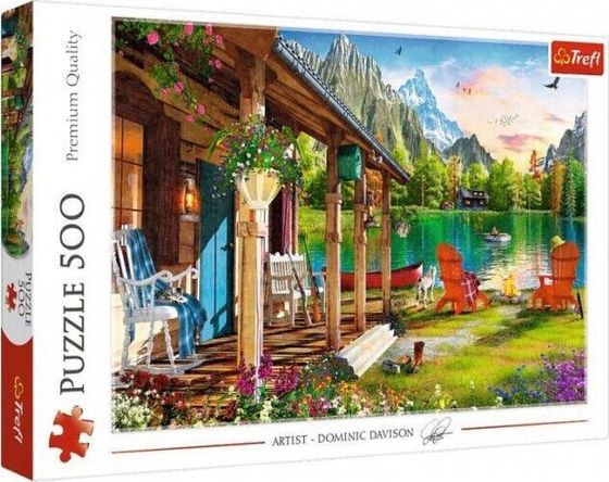 Trefl Puzzle 500el Domek w górach 37408 Trefl p8