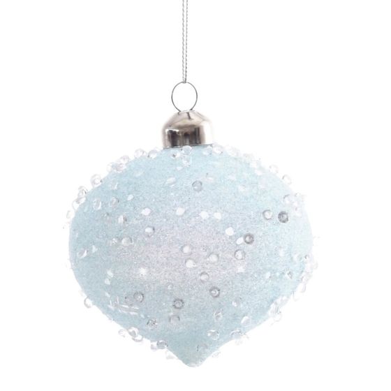 Украшение новогоднее "Шар/Капля/Сосулька", L6 W6 H13,5 см, 3в.