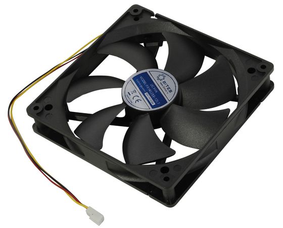 Вентилятор 5bites FB14025S-12L3 черный 140x25мм 1200rpm 3pin
