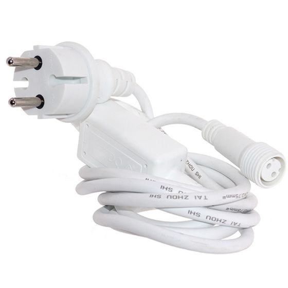 Шнур с адаптером и вилкой для уличной гирлянды, D 0,5 см L150 W3 H2 см