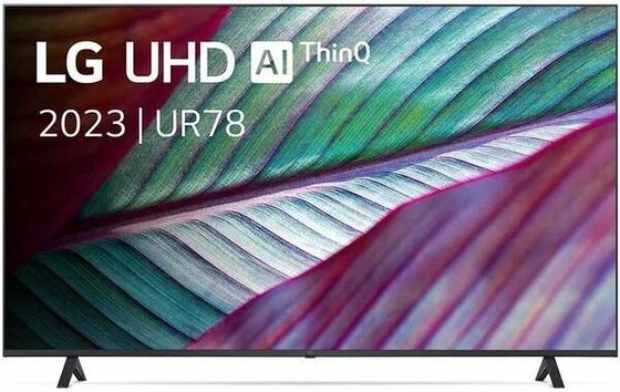 Телевизор LED 50&quot; LG 50UR78006LK.ARUG черный 4К UHD SmartTV безрамочный