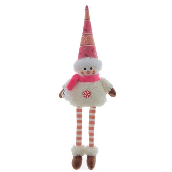 Игрушка набивная &quot;Снеговик&quot;, L13 W10 H49/22 см