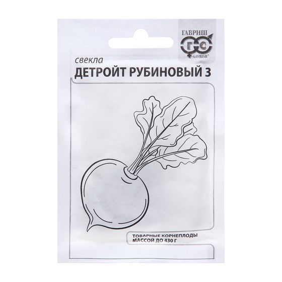 Семена Свекла &quot;Детройт рубиновый&quot;, 3,0г б/п