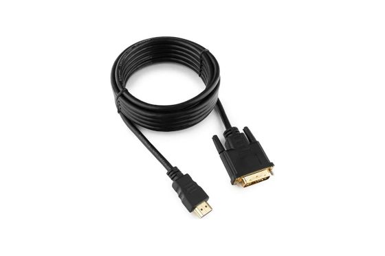 Кабель Cablexpert HDMI(m) - DVI(m) 3м черный (CC-HDMI-DVI-10)