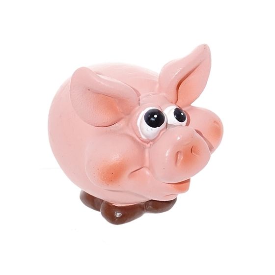 Фигурка декоративная &quot;Свинка&quot;, Д6 Ш4 В4,5см, 3в.