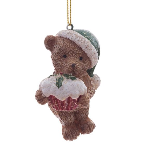 Изделие декоративное подвесное &quot;Медвежонок&quot;, L4 W3,5 H7 см, 4в.
