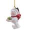 Фигурка декоративная подвесная "Снеговик", L3,5 W2,5 H5 см, 4в.