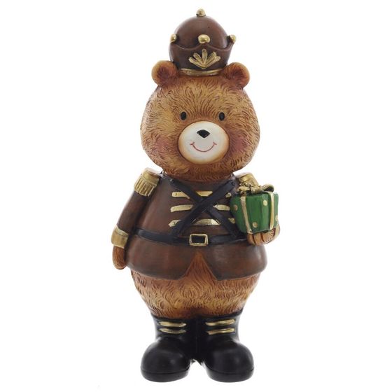 Фигурка декоративная "Медвежонок",  L6 W5,5 H13,5 см, 2в.