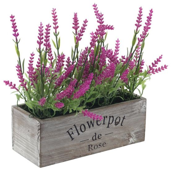 Цветочная композиция &quot;Лаванда&quot;, L23 W10 H25 см