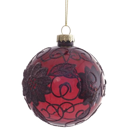 Украшение новогоднее "Шар", L8 W8 H9 см, 2в.