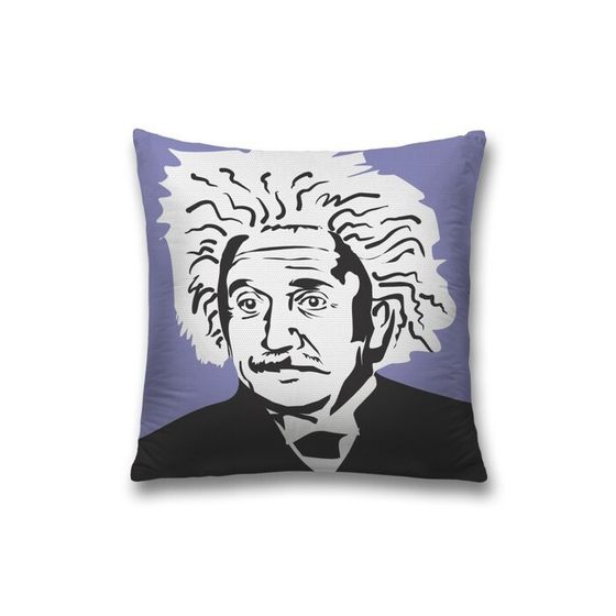 Наволочка декоративная «Эйнштейн», размер 45 х 45 см, вшитая молния