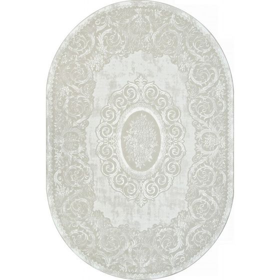 Ковёр овальный Valentis Sirocco, размер 80x150 см, цвет beige/white