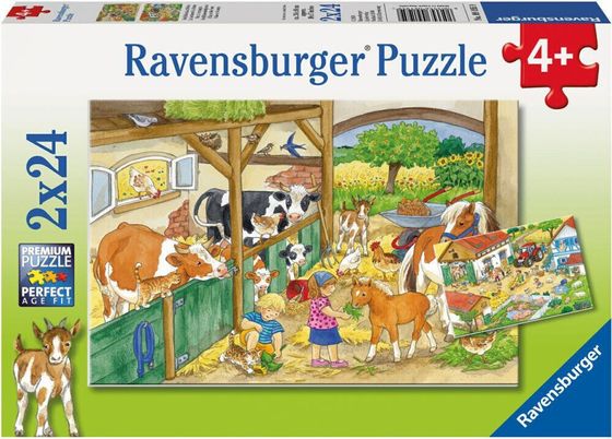 Ravensburger 2x24 Wesołe życie na wsi